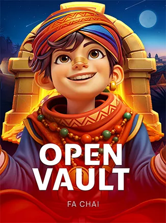 ภาพหน้าจอเกมสล็อต Open Vault ธีมห้องนิรภัยและขุมทรัพย์ทองคำ